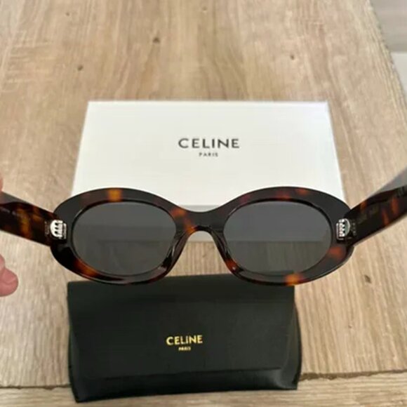 Celine Triomphe 01 Oval Sunglasses main image 4